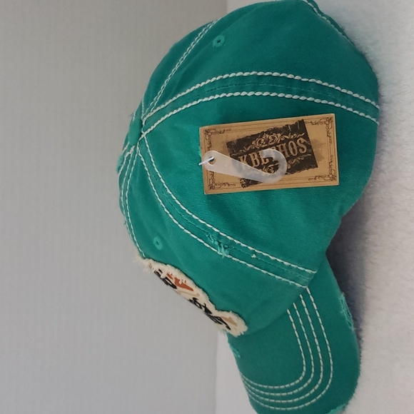 KBETHOS | NWT Women's Distressed Embroidered Baseball Cap "Dog Vibes Only" - Picture 4 of 12